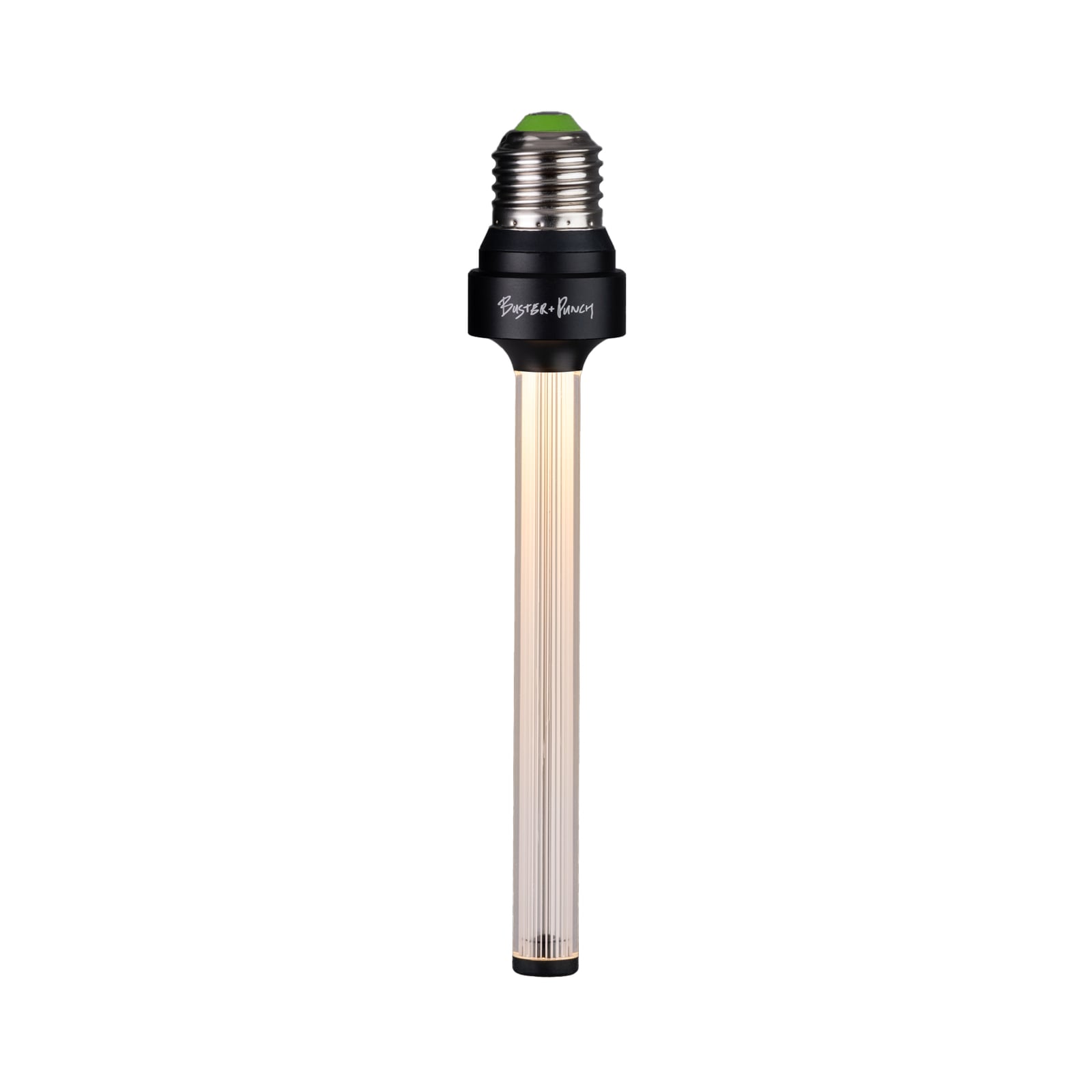 LED filamentpære Tube E27 5W 2700K dimbar klar - Buster + Punch detalj av filament