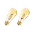 LED filamentpære Vintage 1906 ST64 E27 6,5W dimbar forfra