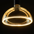 LED filamentpære Bowl E27 6,2W dimbar klar forfra