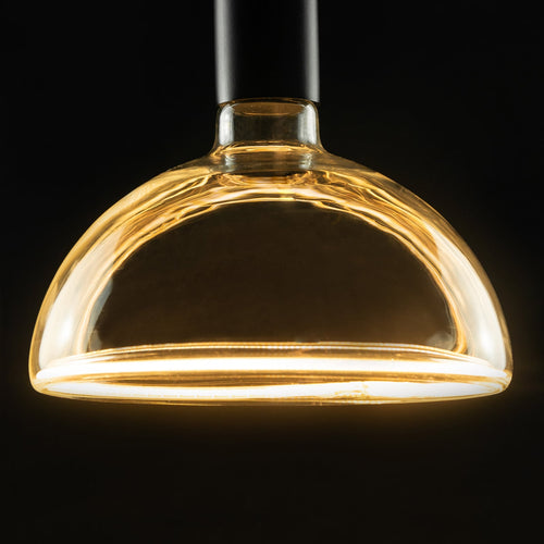 LED filamentpære Bowl E27 6,2W dimbar klar bakside