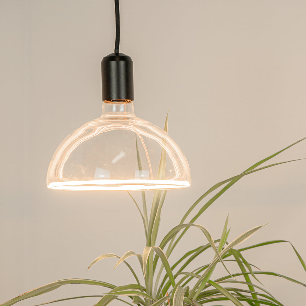 LED filamentpære Bowl E27 6,2W dimbar klar med synlig filament