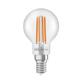 LED filamentpære dråpeform E14 3,8W 2700K 806lm klar OSRAM forfra