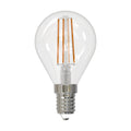 LED filamentpære dråpeform E14 4W 2700K dimbar klar - Arcchio forfra