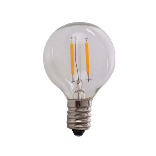 LED filamentpære E14 1W 5V klar for Mouse Lamp forfra
