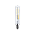 LED filamentpære E14 3W rørform 24V DC klar dimbar SEGULA forfra