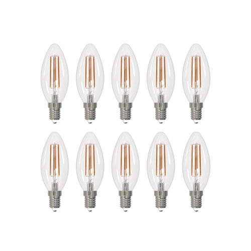LED filamentpære E14 kronelysform 2,2W 2700K klar 10-pk - Arcchio forfra