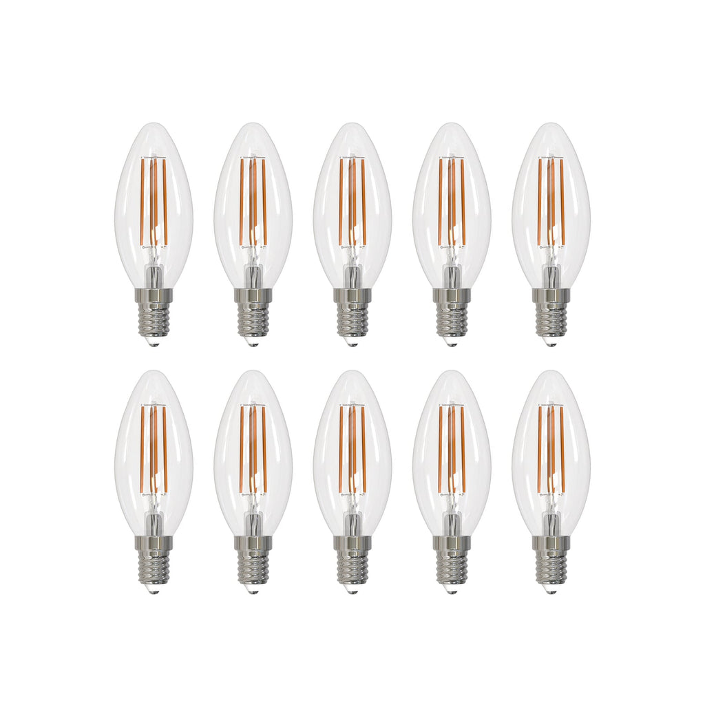 LED filamentpære E14 kronelysform 2,2W 2700K klar 10-pk - Arcchio forfra