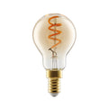 LED filamentpære E14 P45 4W 2000K amber dimbar forfra
