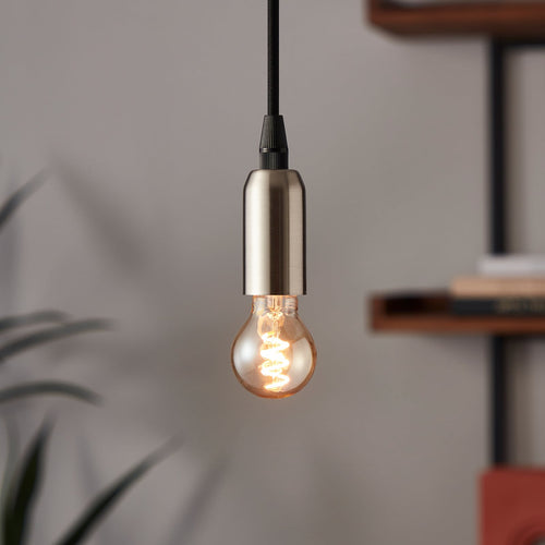 LED filamentpære E14 P45 4W 2000K amber dimbar bakside