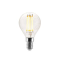LED filamentpære E14 P45 4W 2700K klar dimbar - Arcchio forfra