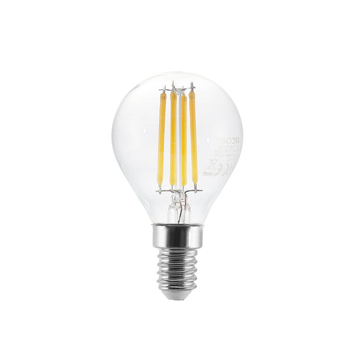 LED filamentpære E14 P45 4W 2700K klar dimbar - Arcchio bakside