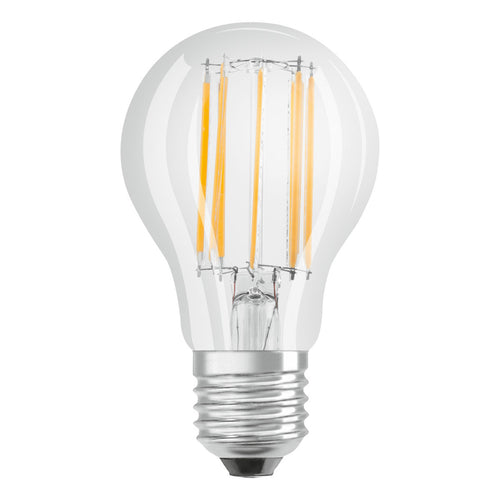 LED filamentpære E27 11W 4000K nøytralhvit klar - OSRAM forfra