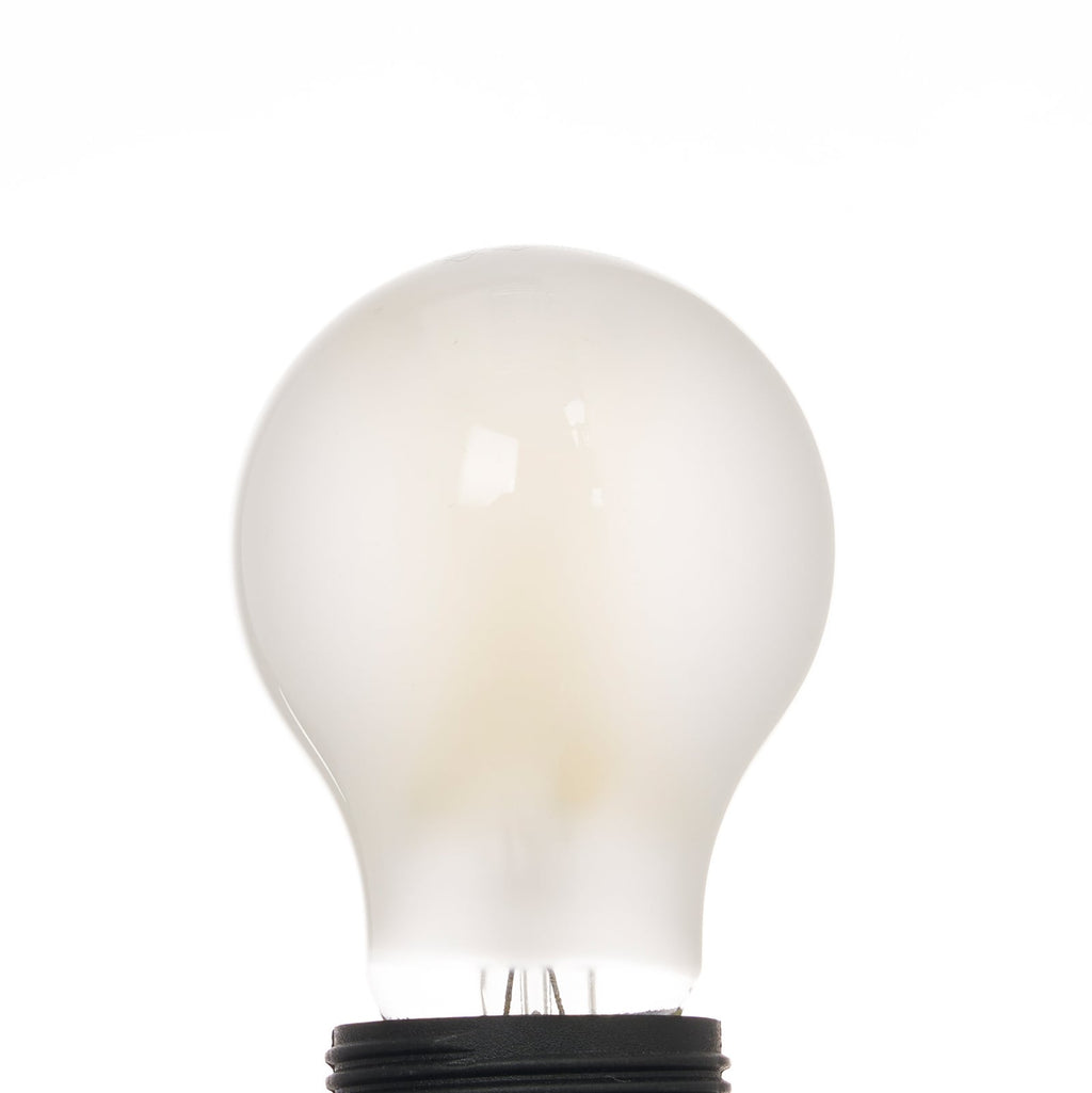 LED filamentpære E27 2,2W 3000K matt opal Arcchio sideprofil