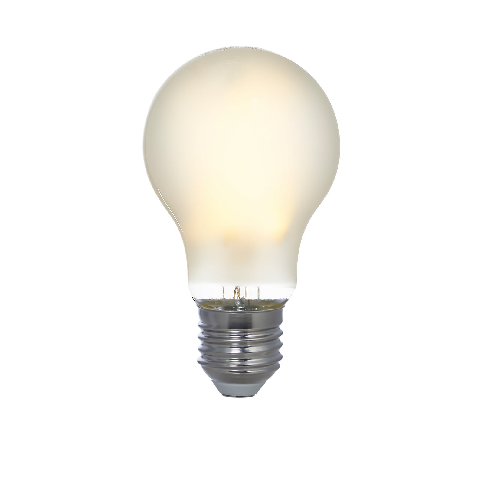 LED filamentpære E27 2,2W 2700K matt opal Arcchio bakside
