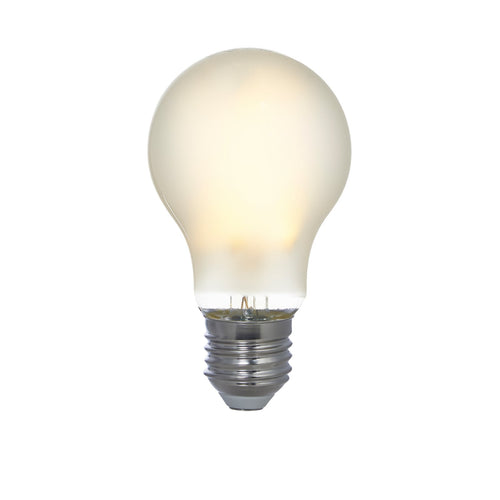 LED filamentpære E27 2,2W 2700K matt opal Arcchio bakside