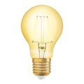 LED filamentpære E27 2,5W 2400K gullfarget vintage OSRAM forfra