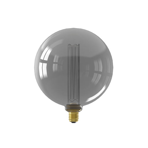 LED filamentpære E27 3,5W 2000K dimbar røykgrå Ø20 cm - Calex bakside