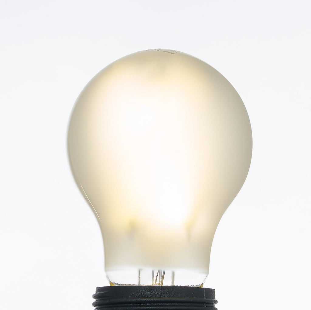 LED filamentpære E27 3,8W 3000K matt opal - Arcchio sideprofil