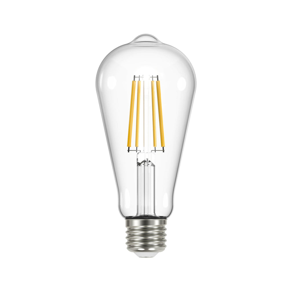 LED filamentpære E27 pæreform 3,8W 2700K 806lm klar - Arcchio forfra