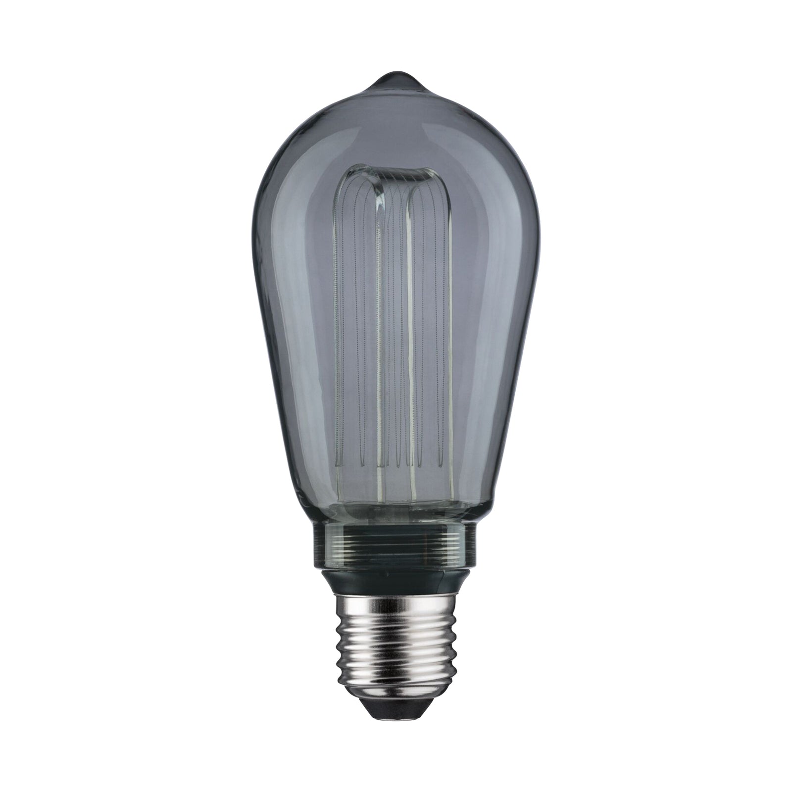 LED filamentpære E27 3,5W 1800K ST64 røykfarget Paulmann bakside