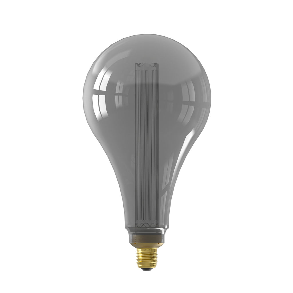 LED filamentpære E27 3,5W 2000K dimbar røykgrå Ø16,5 cm - Calex bakside