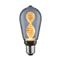 LED filamentpære E27 3,5W Helix 1800K ST64 røykfarget forfra