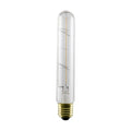 LED filamentpære E27 3W 2200K dimbar rørform klar - SEGULA forfra