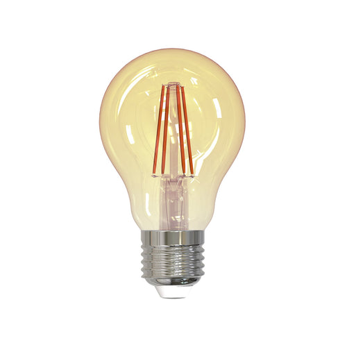 LED filamentpære E27 4,5W 2000K 400lm gullfarget fra Müller-Licht for varmt og dekorativt lys