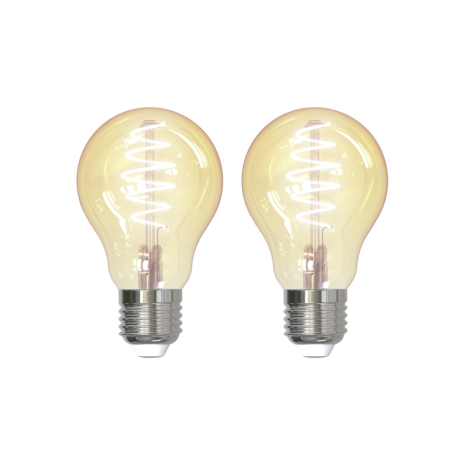 LED filamentpære E27 4,9W ZigBee Tuya Hue amber fra LUUMR forfra