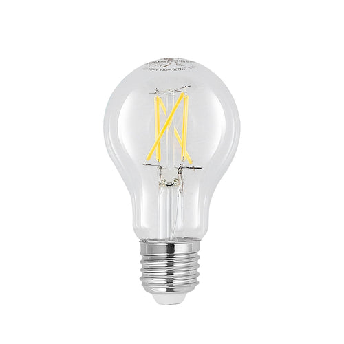 LED filamentpære E27 4W 2700K dimbar klar pæreform Arcchio forfra
