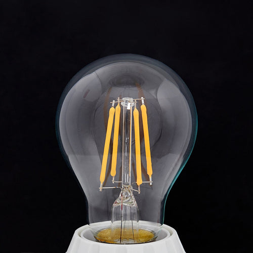 LED filamentpære E27 4W 470 lm klar varmhvit 2700K bakside
