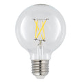 LED filamentpære E27 4W G80 2700K dimbar klar glass - Arcchio forfra