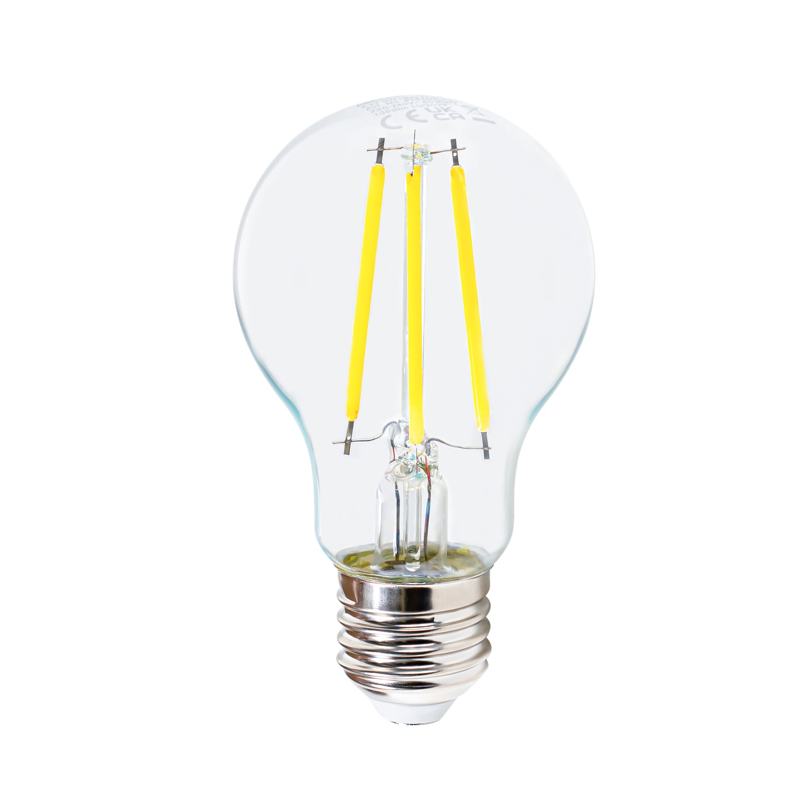 LED filamentpære E27 5W 2700K 1060lm klar Arcchio nærbilde av filament