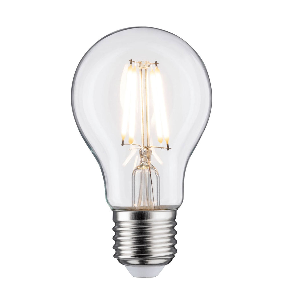 LED filamentpære E27 5W 2700K klar dimbar - Paulmann forfra