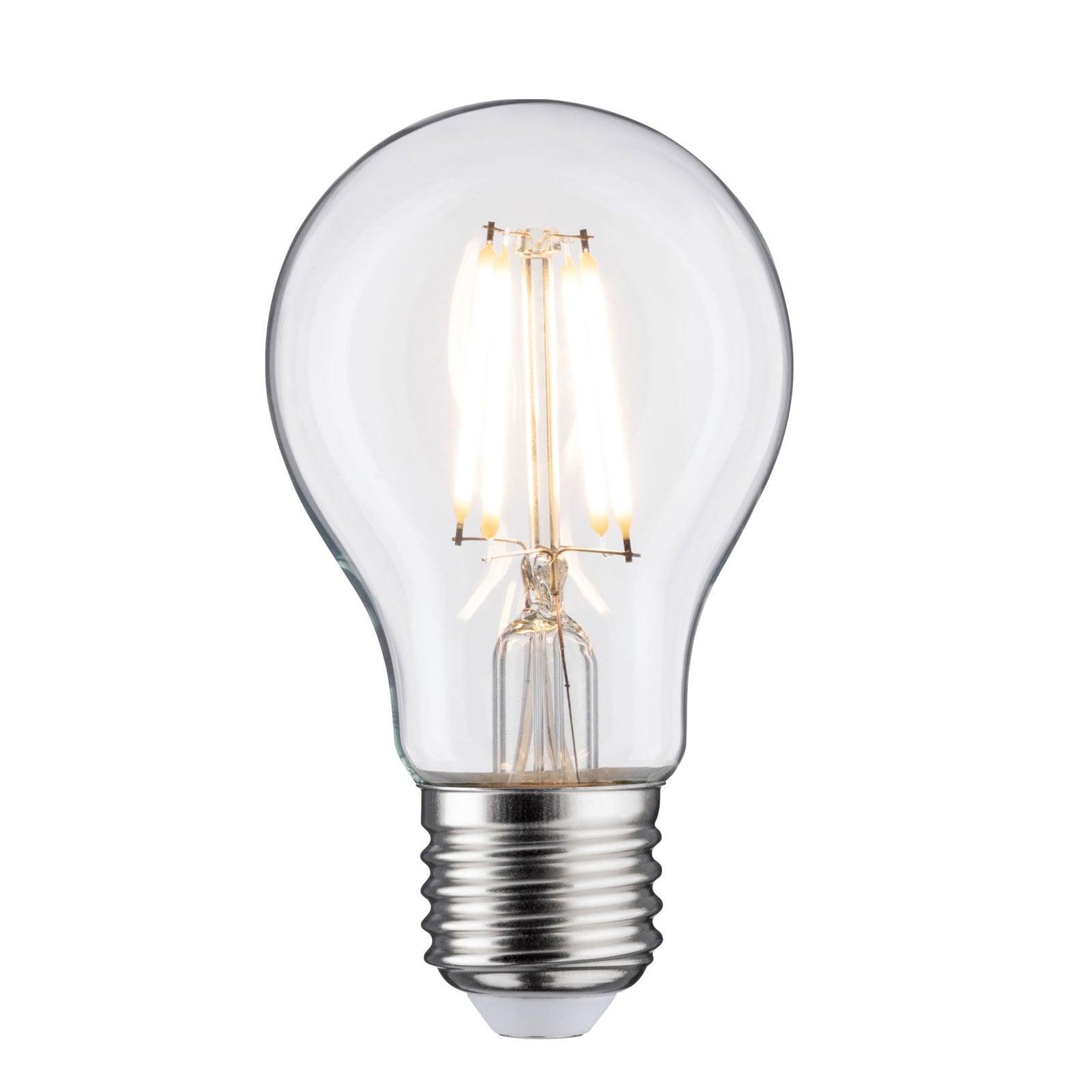 LED filamentpære E27 5W 2700K klar dimbar - Paulmann forfra
