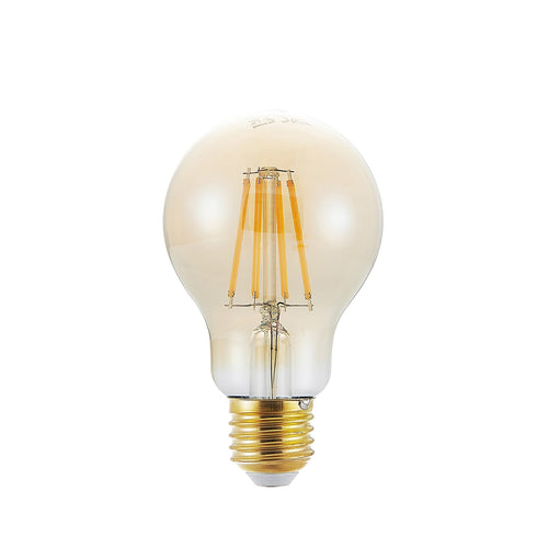 LED filamentpære E27 6,5W 2500K amber 3-stegs dimbar Arcchio bakside