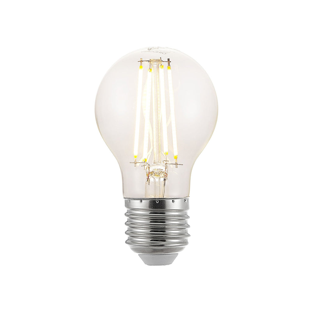 LED filamentpære E27 6,5W 2700K 3-stegs dimbar klar - Arcchio forfra