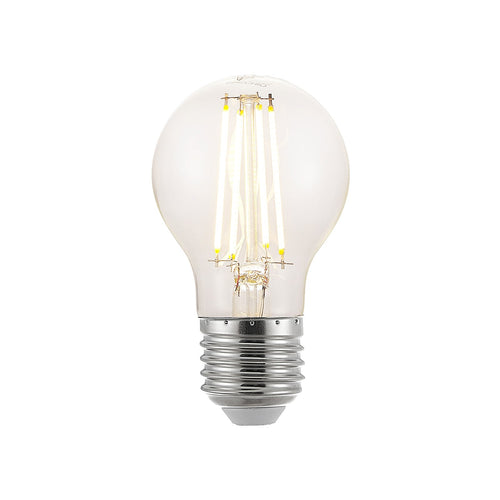 LED filamentpære E27 6,5W 2700K 3-stegs dimbar klar - Arcchio forfra