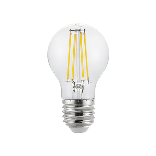 LED filamentpære E27 6,5W 2700K 3-stegs dimbar klar - Arcchio bakside