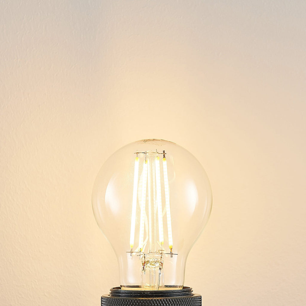 Montert LED filamentpære E27 6,5W 2700K 3-stegs dimbar klar - Arcchio i lampe