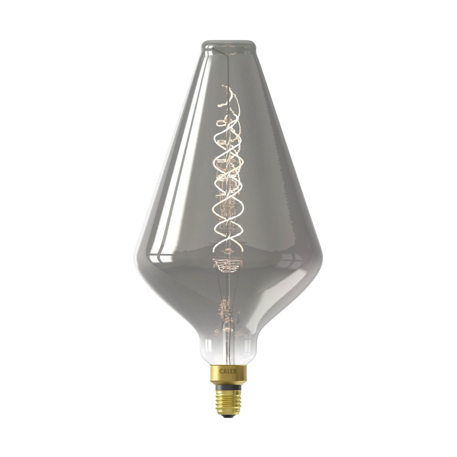 LED filamentpære E27 6W 1800K dimbar titan front