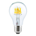 LED filamentpære E27 6W 2700K dimbar 24V DC - SEGULA forfra