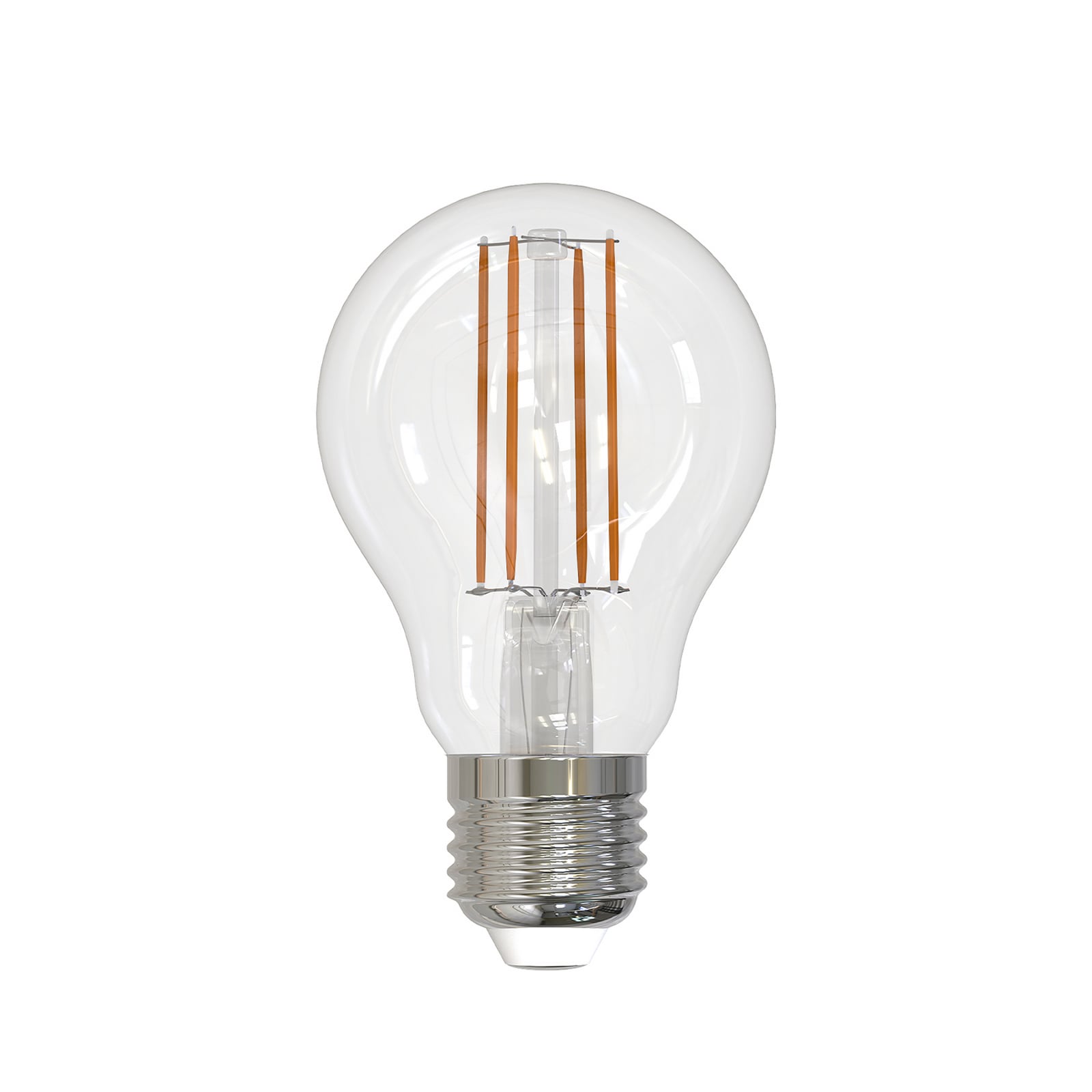 LED filamentpære E27 6W 2700K dimbar klar pæreform Arcchio forfra