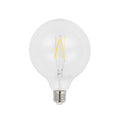 LED filamentpære E27 6W 2700K globe G125 dimbar klar - Arcchio forfra