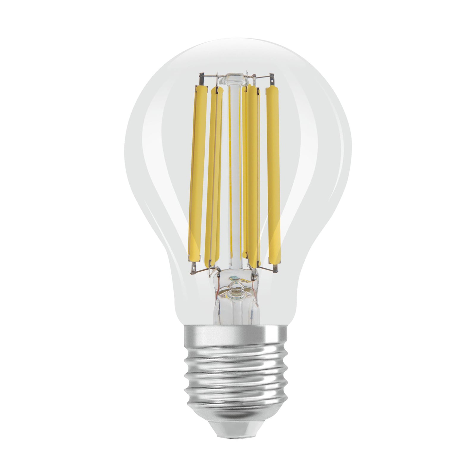 LED filamentpære E27 7,2W 4000K 1521lm klar 2-pakning - OSRAM forfra