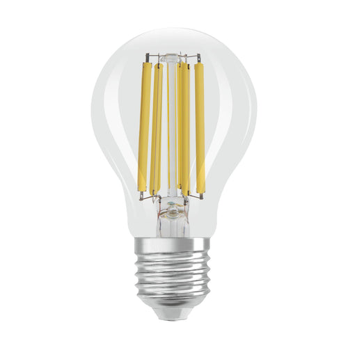 LED filamentpære E27 7,2W 4000K 1521lm klar 2-pakning - OSRAM forfra