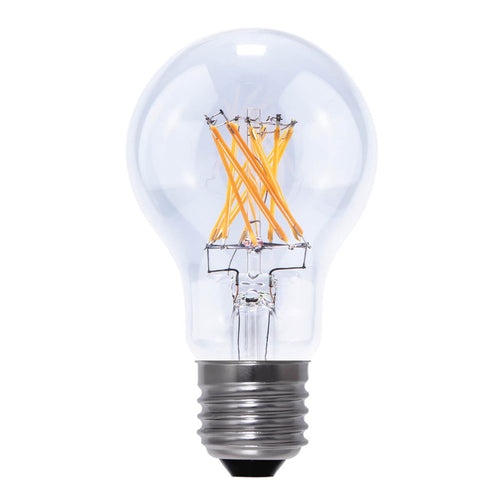 LED filamentpære E27 7W 2700K dimbar klar 650lm fra SEGULA forfra