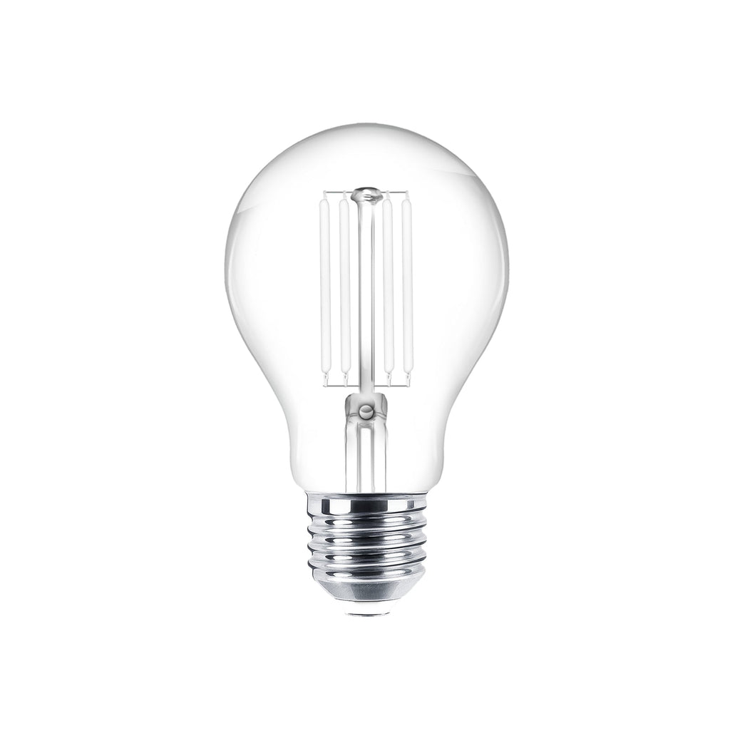 LED filamentpære E27 7W 2700K klar 806 lm 2-pakning Lindby nærbilde av filament