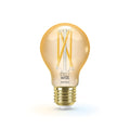 LED filamentpære E27 7W CCT amber dimbar WiFi - WiZ forfra