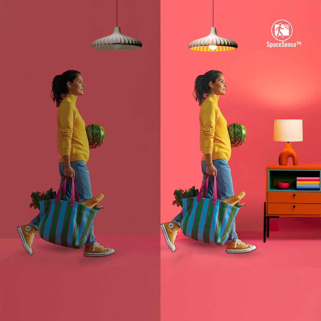 LED filamentpære E27 7W CCT amber dimbar WiFi - WiZ smart app styring